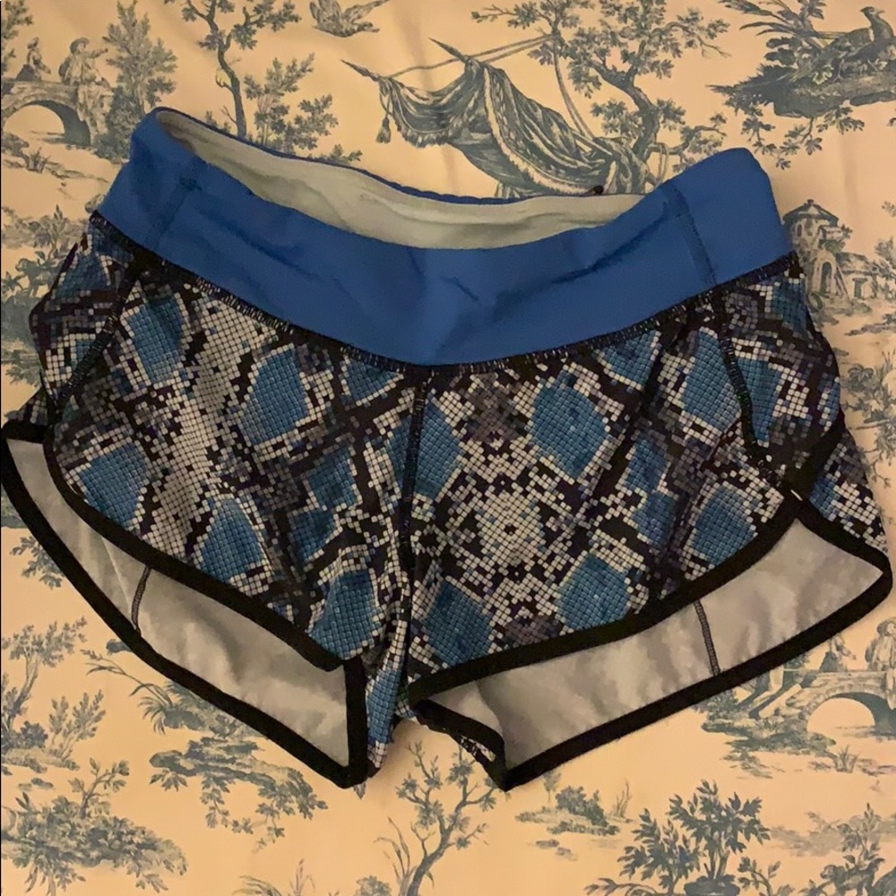 Lululemon Snakeskin Shorts